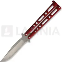 Bear & Son Couteau pliant Butterfly Red Stonewash