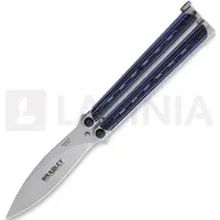 Bradley Couteau papillon Kimura Butterfly G10, black/blue