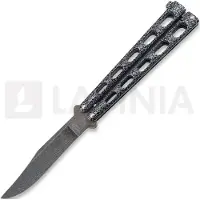 Bear & Son Couteau papillon Damascus Steel