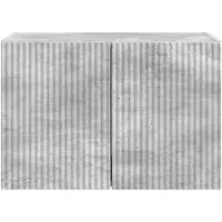 vidaXL Meuble mural pour télévision, 59,5 x 31 x 40 cm, gris béton, panneau de fibres de bois
