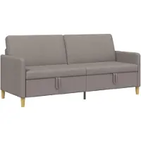 vidaXL Sofa avec rangement Taupe 192 x 78 x 87 cm Polyester
