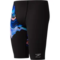 Speedo Placement Printed Jammer Noir UK 32 Homme