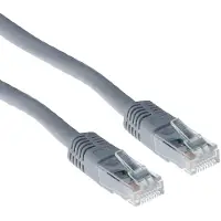 ACT Grey 7 mètres LSZH U/UTP CAT6A câble patch avec connecteurs RJ45