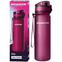 AQUAPHOR Bouteille filtrante + 1 cartouche filtrante 0,8 l bordeaux