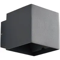 LINDBY Luminaires d'extérieur , Esani, Noir, Balcon, Aluminium, Moderne