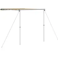 vidaXL Store pour caravane 2x2,5x2,15 m Beige