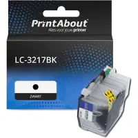 PrintAbout Cartouche compatible pour Brother LC-3217BK - Noir - Grande capacité