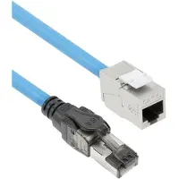 ACT Fb0180 S/ftp Cat6a B2ca Poe++ Solid Cat6a Network Cable 80 M Argenté