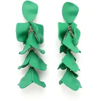 Avant Garde Boucles d'oreilles 'Sofiaka' vert foncé