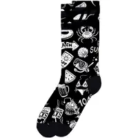 American Socks Chaussettes 'Hella Hot' noir