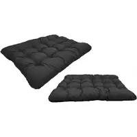 AIO Factory Lit pour chien PRESTIGE coussin 80x60 cm imperméable noir