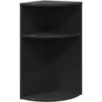 vidaXL Table d'appoint Noir 29,6 x 29,6 x 60 cm Bois d'ingénierie