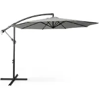 Akord Parasol De Jardin Aster Gris 245X245X245