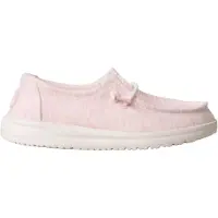 HEY DUDE Mocassin à Lacets Wally Y Stretch Sox - Rose Clair