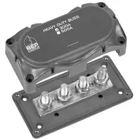 Bep Marine Terminals Bar 4x10 Mm Argenté 300A