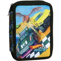 Hot Wheels Trousse à crayons à deux étages remplie Activate