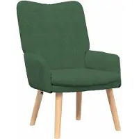 vidaXL fauteuil Vert Jungle 63 x 67 x 94 cm Tissu Sherpa