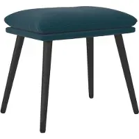 vidaXL Repose-pied Bleu 45x29,5x35 cm Velours
