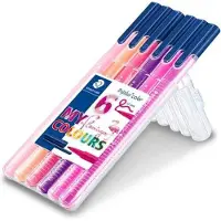 Staedtler Box triplus mit 6 Flamingo-Farben