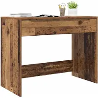 vidaXL Bureau vieux bois 100 x 50 x 78 cm Bois composite