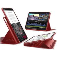 ESR pour iPad Pro Case de 11 pouces 2024 5e generation (M4) Etui rotatif avec couverture magnetique amovible Portrait reglable Portrait / paysage