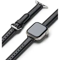 Ringke - Leather One Padded Slim - Apple Watch SE 40mm - Black