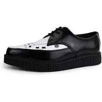 T.U.K Creepers Rockabilly de - Pointed Creeper Tie - EU41 - EU46 - pour Homme - noir/blanc - Taille EU 41
