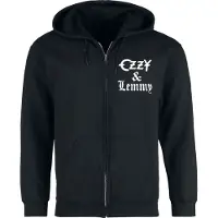 Ozzy Osbourne Sweat-shirt zippé à capuche de - Hellraiser Ozzy & Lemmy - M - XL - pour Homme - noir - Taille XL
