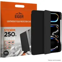 EIGER Storm 250 Stylus Case (Apple iPad Pro 13 2024), Étui pour tablette, Noir