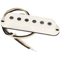 Lollar Vintage Blonde Neck micro à simple bobinage, plots magnétiques plats, parchment
