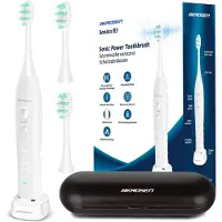 Berdsen Set de brosses à dents soniques avec ETUI Sonica B3 blanc