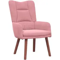 vidaXL Fauteuil relaxant Rose 63 x 67 x 94 cm Velours