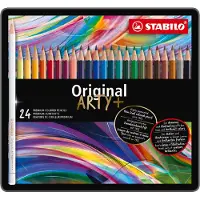 Stabilo Crayons de couleur - Original Artillerie+ - 24 pces - Mu - - UneTaille - Set de Coloriage