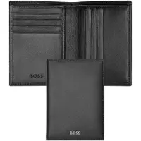 HUGO BOSS Hommes, Portefeuille, Classic Smooth Card Case, Noir