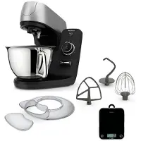 Moulinex Robot pâtissier Coach YY5172FG 1200 W Noir et Silver