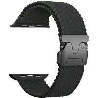 Beline Woven Nylon Parachute Strap for Apple Watch 42/44/45/49mm Black
