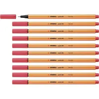 Stabilo Fineliner - point 88 - 10er Pack - rostrot