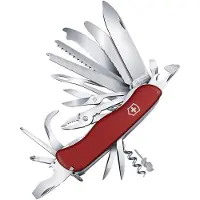 Victorinox Couteau de poche - - Work Champ XL - 31 fonctions - Rouge - Multisport