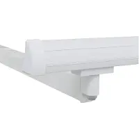 vidaXL Armature de store manuelle réglable, blanche, 4 × 3,5 m, en acier