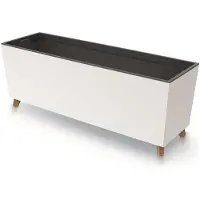 Prosperplast Urbi Case pot de fleurs - blanc< (77 x 23.50 x 30 cm)