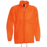 B&C JU800 | Jacket Sirocco / Unie - Couleur : Orange - Taille : S
