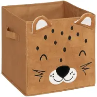 Atmosphera Boîte de rangement Joey en velours 29 x 29 cm - Atmosphera créateur d'intérieur