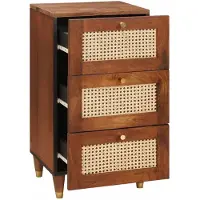 vidaXL Buffet Marron 40 x 33.5 x 75 cm Bois massif Mango