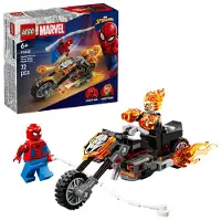LEGO 76335 Spider-Man et sa moto contre Ghost Rider