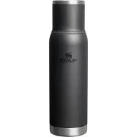 Stanley The Adventure To-Go Bottle 2.0 1.1QT, Black 10-10819-0087 gourde thermos avec bouchon verseur et gobelet, 1L