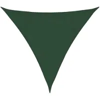 vidaXL Voile d'ombrage 160 g/m² Vert foncé 4x4x4 m PEHD