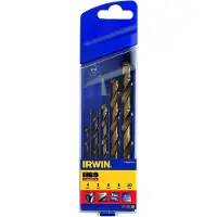 Irwin Set de 5 forets HSS Pro Cobalt 4/5/6/8/10 mm de 10502570