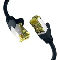 Efbe-Schott CAT6a SCHWARZ 7.5m Patchcable S/FTP PIMF