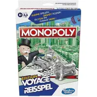 Hasbro Jeu de société de voyage Monopoly de - Édition belge - jeu de société compact