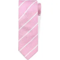 Suitable Cravate Rayures Rose